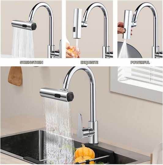 360° ROTATION 4IN1 MODES SINK SPLASH FAUCET