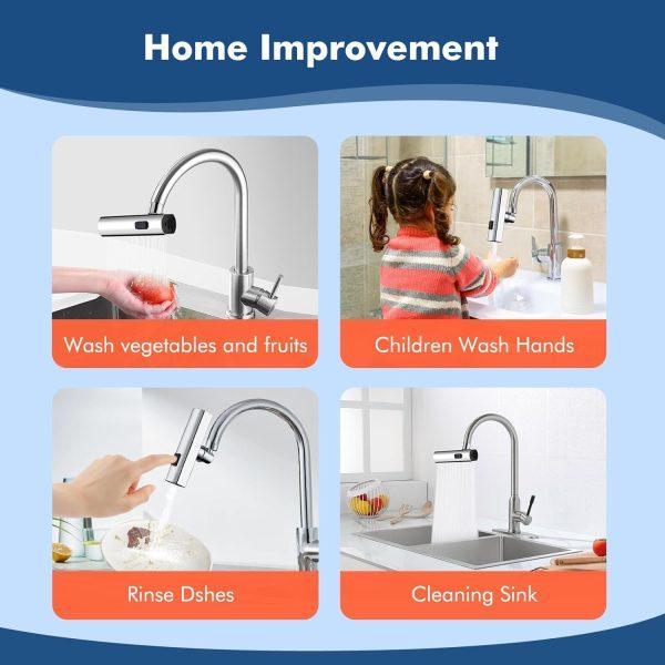 360° ROTATION 4IN1 MODES SINK SPLASH FAUCET
